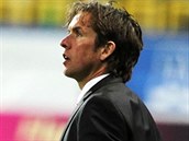 Nový slávistický trenér Alex Pastoor při premiéře v Teplicích. Nový slávistický trenér Alex Pastoor při premiéře v Teplicích.