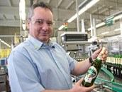 U prvního stáčení piva Starobrno Drak nemohl chybět vrchní sládek a ředitel U prvního stáčení piva Starobrno Drak nemohl chybět vrchní sládek a ředitel