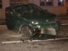 Řidiči fiatu i policejního auta se snažili srážce vyhnout, ale nepovedlo se jim... Řidiči fiatu i policejního auta se snažili srážce vyhnout, ale nepovedlo se jim...