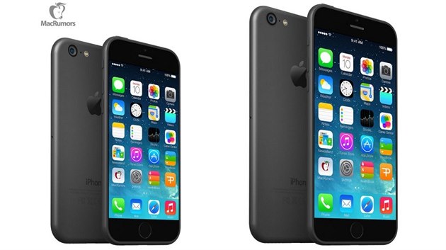 Možná podoba iPhonu 6 a prvního phabletu od Applu Možná podoba iPhonu 6 a prvního phabletu od Applu