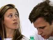 Eva Samková a Tomáš Vorel na startu kampaně "Na dřeň" Eva Samková a Tomáš Vorel na startu kampaně "Na dřeň"