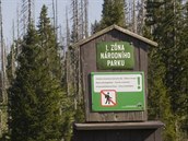 První zóna, vstup zakázán. Správa Národního parku Šumava a ministerstvo... První zóna, vstup zakázán. Správa Národního parku Šumava a ministerstvo...
