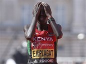 Edna Kiplagatová coby vítězka Londýnského maratonu Edna Kiplagatová coby vítězka Londýnského maratonu