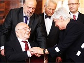 Laureátem Lustigovy ceny je novinář a válečný veterán Bedřich Utitz (11. 4. Laureátem Lustigovy ceny je novinář a válečný veterán Bedřich Utitz (11. 4.