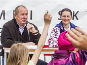 Biatlonistka Veronika Vítková a bývalý hokejista a později úspěšný trenér Josef... Biatlonistka Veronika Vítková a bývalý hokejista a později úspěšný trenér Josef...