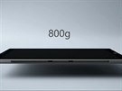 Tablet Surface 3 Pro je těžký 800 gramů. Tablet Surface 3 Pro je těžký 800 gramů.