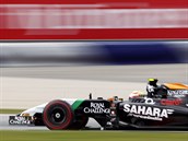 Sergio Perez ze stáje Force India během tréninku na VC Rakouska Sergio Perez ze stáje Force India během tréninku na VC Rakouska