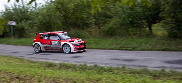 Jan Kopecký s Pavlem Dreslerem závodí na Rallye Bohemia. Jan Kopecký s Pavlem Dreslerem závodí na Rallye Bohemia.