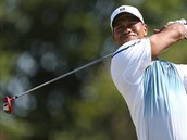 Tiger Woods na golfovém The Open. Tiger Woods na golfovém The Open.