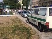 K napadení bezdomovce došlo poblíž tramvajové zastávky Hradčanská (21.7.2014) K napadení bezdomovce došlo poblíž tramvajové zastávky Hradčanská (21.7.2014)
