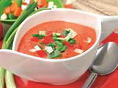 Gazpacho - španělská polévka podávaná za studena. Gazpacho - španělská polévka podávaná za studena.
