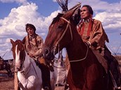 Z filmu Malý velký muž (Dustin Hoffman, Chief Dan George) Z filmu Malý velký muž (Dustin Hoffman, Chief Dan George)