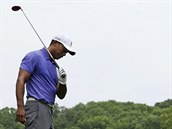 Tiger Woods během PGA Championship na hřišti ve Valhalle. Tiger Woods během PGA Championship na hřišti ve Valhalle.