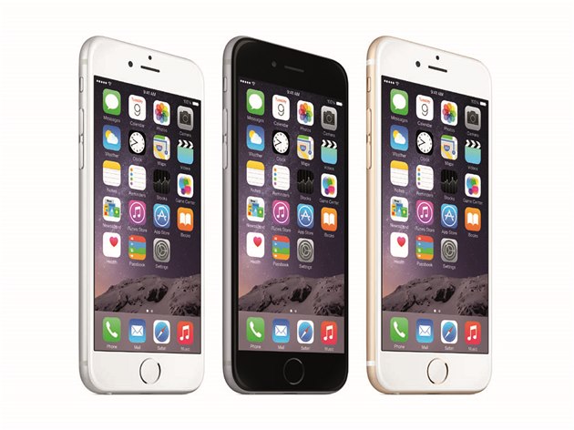 iPhone 6 - tři barevná provedení iPhone 6 - tři barevná provedení