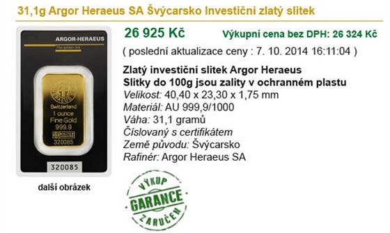 Nákup investičního zlata na internetu – rizika a výhody Nákup investičního zlata na internetu – rizika a výhody