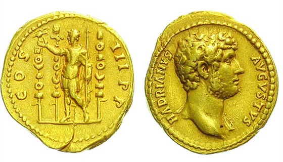 Hadrianus, 117 – 138, Aureus, 132 - 134, Rv: COS III PP Hadrianus, 117 – 138, Aureus, 132 - 134, Rv: COS III PP