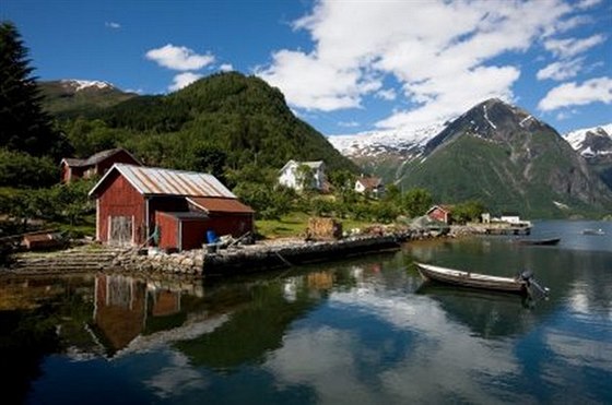 Fjord v Norsku Fjord v Norsku
