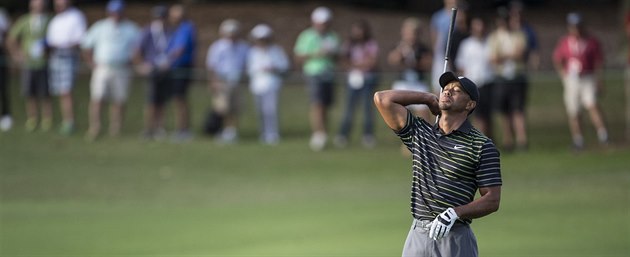 Tiger Woods byl ze svého výkonu frustrovaný. Tiger Woods byl ze svého výkonu frustrovaný.