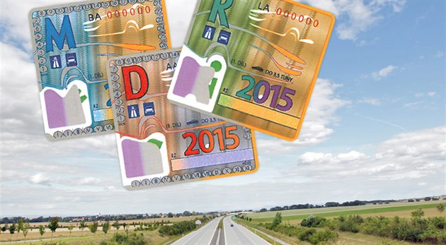 Dálniční známky 2015 Dálniční známky 2015