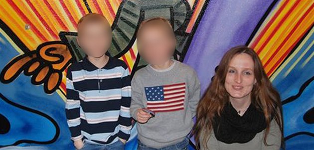 Eva Michaláková se svými dětmi na archivním snímku. Eva Michaláková se svými dětmi na archivním snímku.