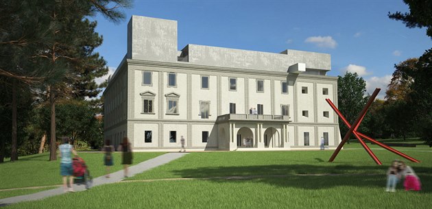 Zlínský architekt Pavel Míček ukázal, jak by podle něj měl zámek po... Zlínský architekt Pavel Míček ukázal, jak by podle něj měl zámek po...